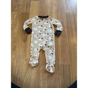 LITTLE STITCH Bamboo halloween Ghost footie pajamas